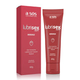 Gel Lubrificante Beijável Lubrisex Morango Hot - 60 g