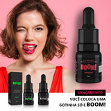 AS297 - Gel Excitante Feminino Gotas Elétricas Boom Morango - 8 ml