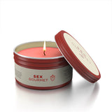 AS303 - Vela Hidratante Beijável Sex Gourmet Morango - 70 g