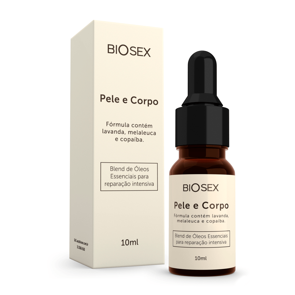 BS017 -Blend Óleos Essenciais Pele e Corpo Biosex - 10 ml Val 08/25