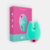 Vibrador e Estimulador Sugador de Clitóris Recarregável Go Vibe You