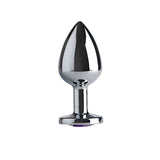 IA229 - Plug Anal Metal Butt Cromado - Médio 8,2 x 3,3 cm