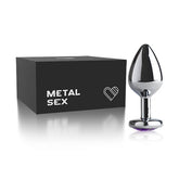 Plug Anal Metal Heart Cromado – 6,5 x 3,2cm