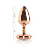 IA368 - Plug Anal Metal Go Play Teo - Rose Gold