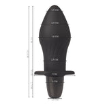 IA407 - Cápsula Vibratória Multivelocidade Recarregável Go Vibe Black