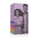 IA414 - Dildo com Ventosa Go Play Rainbow - 17,4 cm x 3,5 cm