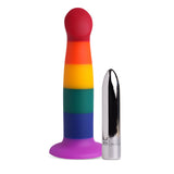 IA437 - Dildo com Ventosa e Vibro Go Play Íris