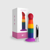 Dildo com Ventosa e Vibro Go Play Íris