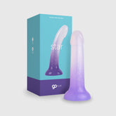 Dildo com Ventosa Go Play Star - Lilás