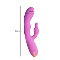 IA451 - Vibrador Tripla Estimulação Pulse Recarregável Go Vibe Jazz