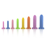 PC054 - Kit de Dilatadores Vaginais Coloridos Feminist - Lisos - 8 un