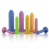 PC056 - Kit de Dilatadores Vaginais Coloridos Feminist - Anelados - 8 un