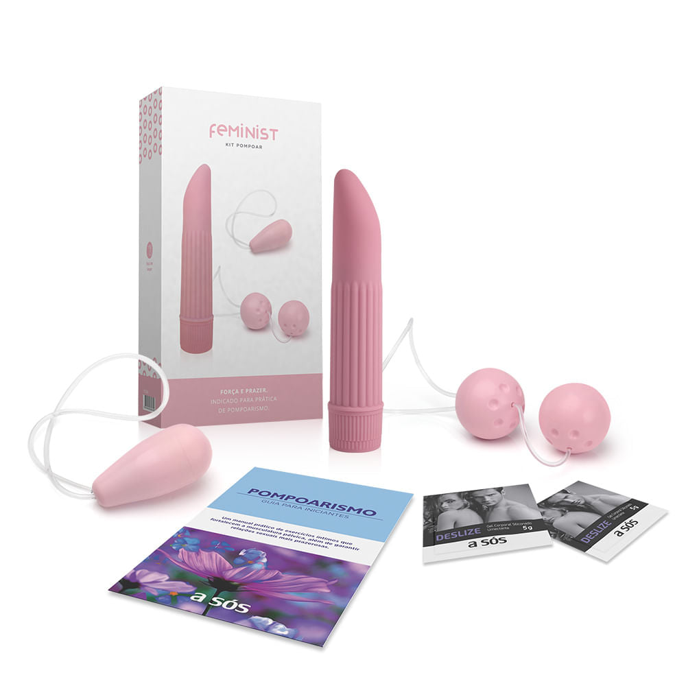 Kit Pompoar para Exercícios de Pompoarismo Feminist