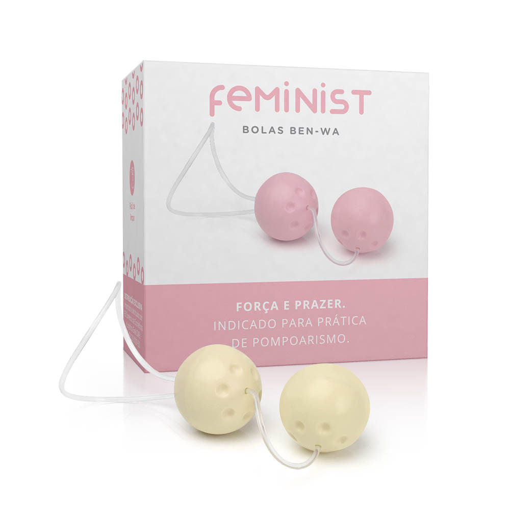 Conjunto Ben-Wa Feminist com 02 Bolas - Marfim | Outlet
