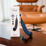 Vibrador e Estimulador Sugador Recarregável Sensevibe Double