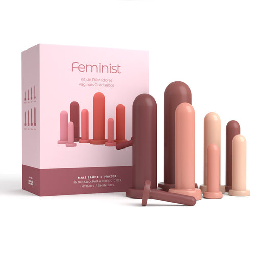 Kit de Dilatadores Vaginais Feminist Lisos - 8 un 1000