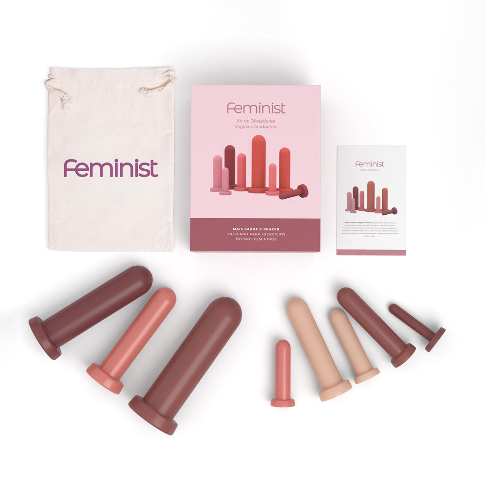 Kit de Dilatadores Vaginais Feminist Lisos - 8 un