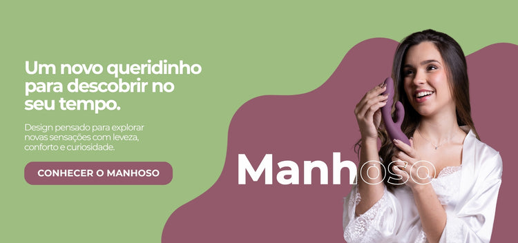 Campanha de primavera A Sós com mulher segurando um vibrador rosa entre flores