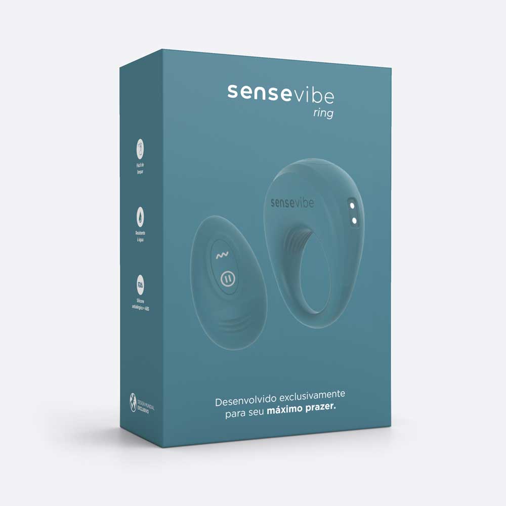Anel Vibratório Recarregável Sensevibe Ring