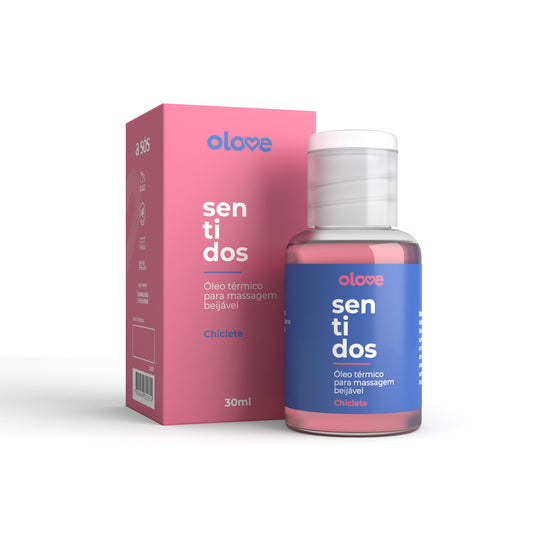 Óleo Beijável Olove Sentidos Chiclete Hot - 30 ml 1000