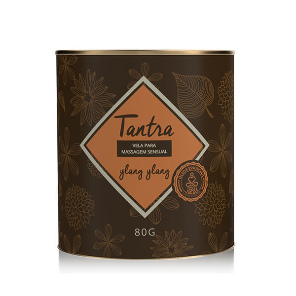 AS279 - Vela Para Massagem Sensual Tantra Ylang Ylang - 80g