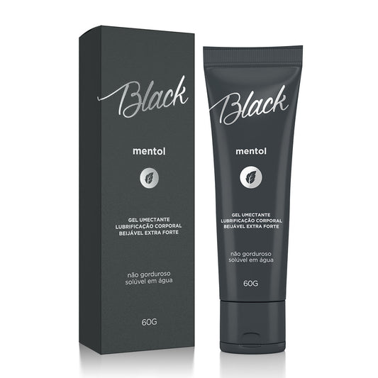 Gel Lubrificante Beijável Black Mentol Extra Forte - 60g 1000