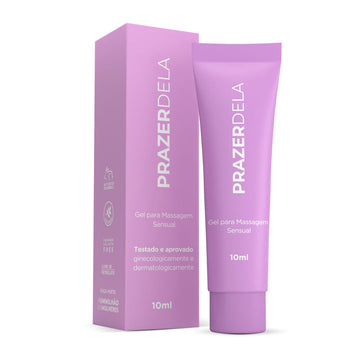 Gel Excitante Feminino Prazer Dela - 10 ml por Ingrid Guimarães