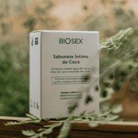 BS004 -Sabonete Íntimo em Barra Coco Biosex - 90 g 