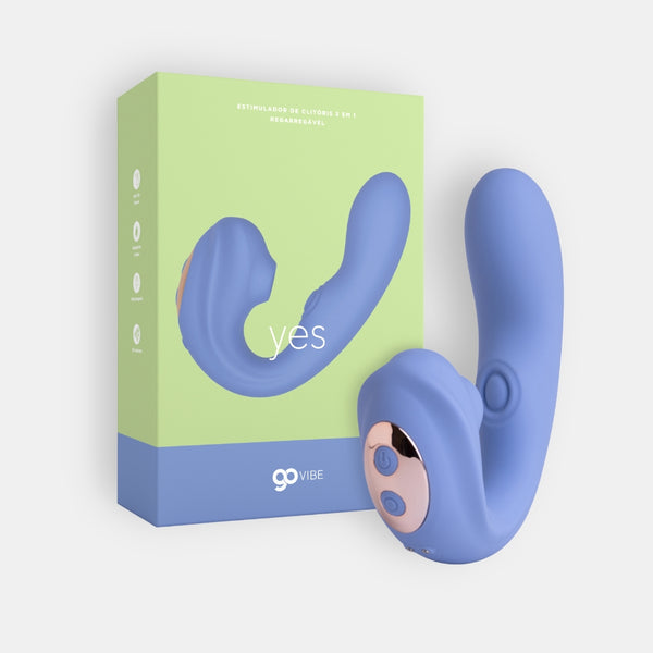Estimulador de Clitóris Recarregável Go Vibe Yes