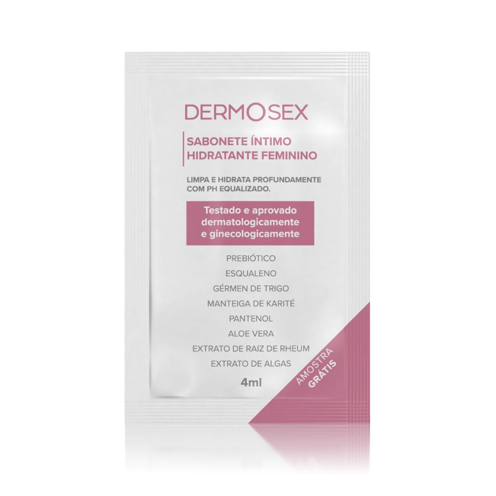 Brinde | Sachê Sabonete Íntimo Hidratante Feminino Dermosex - 4 ml