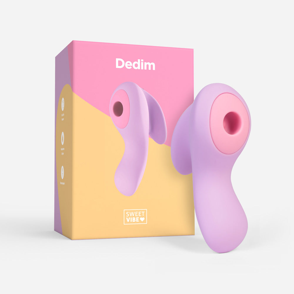 Estimulador de Clitóris em Dedeira Sweet Vibe Dedim Recarregável Lilás