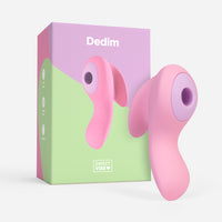 Estimulador de Clitóris em Dedeira Sweet Vibe Dedim Recarregável Rosa