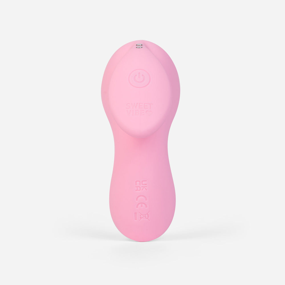 Estimulador de Clitóris em Dedeira Sweet Vibe Dedim Recarregável Rosa