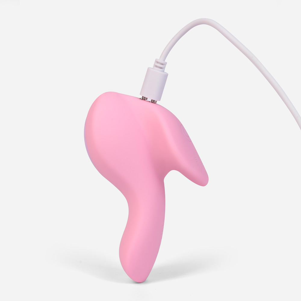 Estimulador de Clitóris em Dedeira Sweet Vibe Dedim Recarregável Rosa