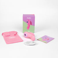 Estimulador de Clitóris em Dedeira Sweet Vibe Dedim Recarregável Rosa