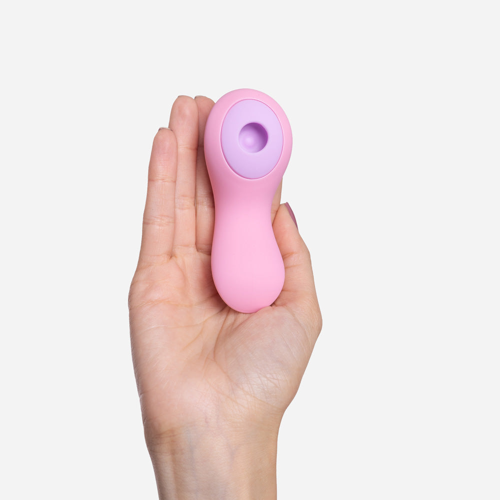 Estimulador de Clitóris em Dedeira Sweet Vibe Dedim Recarregável Rosa
