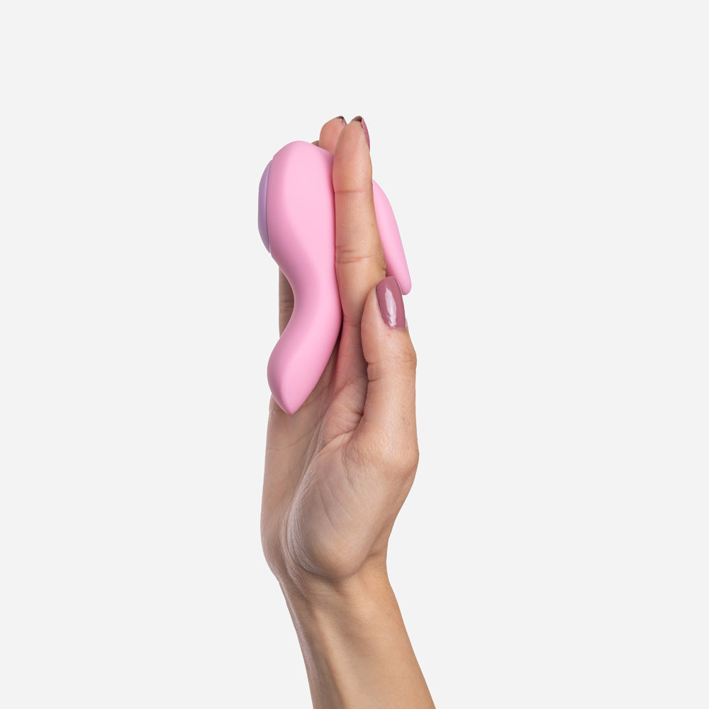 Estimulador de Clitóris em Dedeira Sweet Vibe Dedim Recarregável Rosa