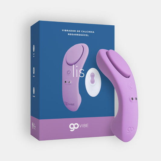 Vibrador e Estimulador Recarregável Go Vibe Lis 1000