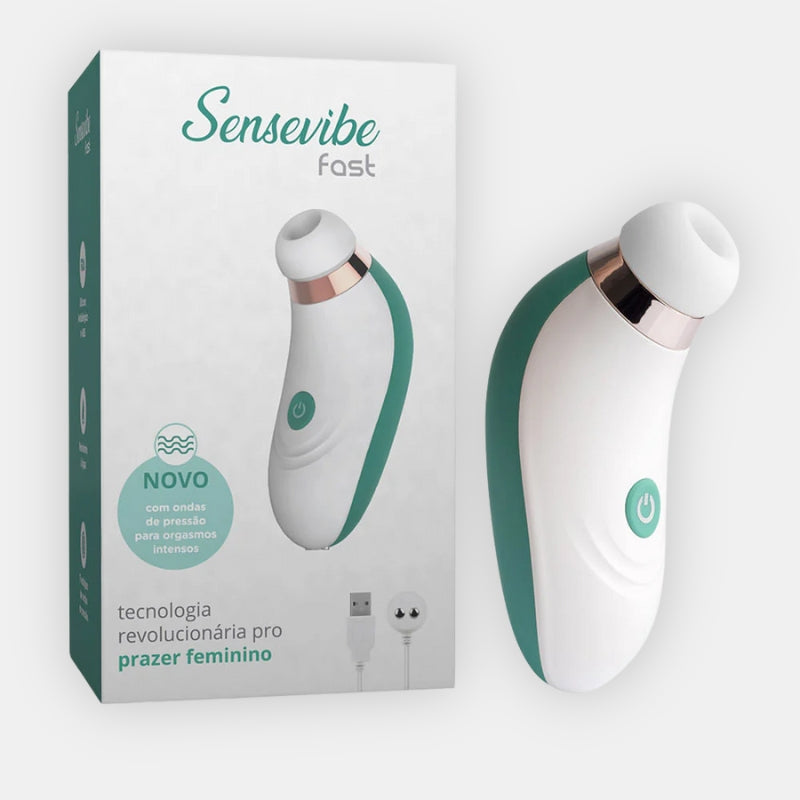Estimulador de Clitóris (Sugador) Recarregável Sensevibe Fast