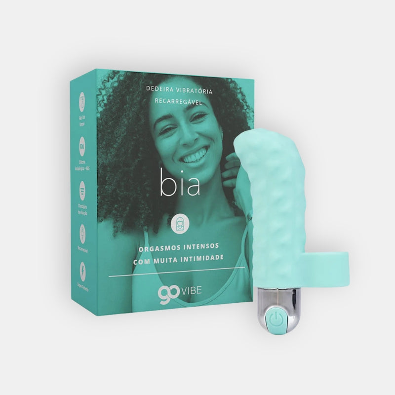 Dedeira Vibratória Recarregável Go Vibe Bia - 9.1 cm x 3 cm