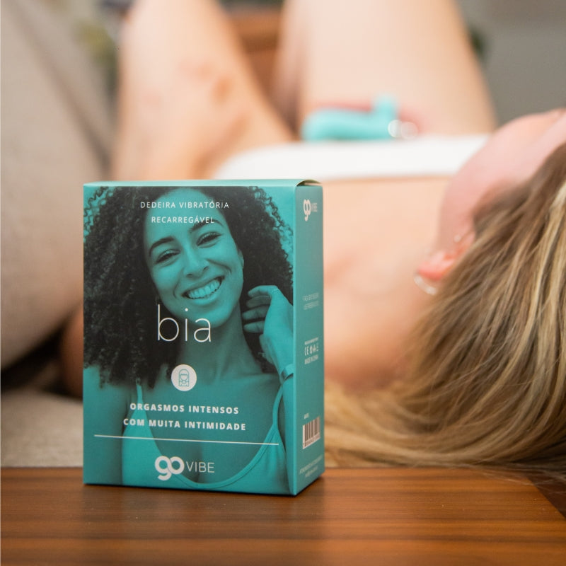 Dedeira Vibratória Recarregável Go Vibe Bia - 9.1 cm x 3 cm