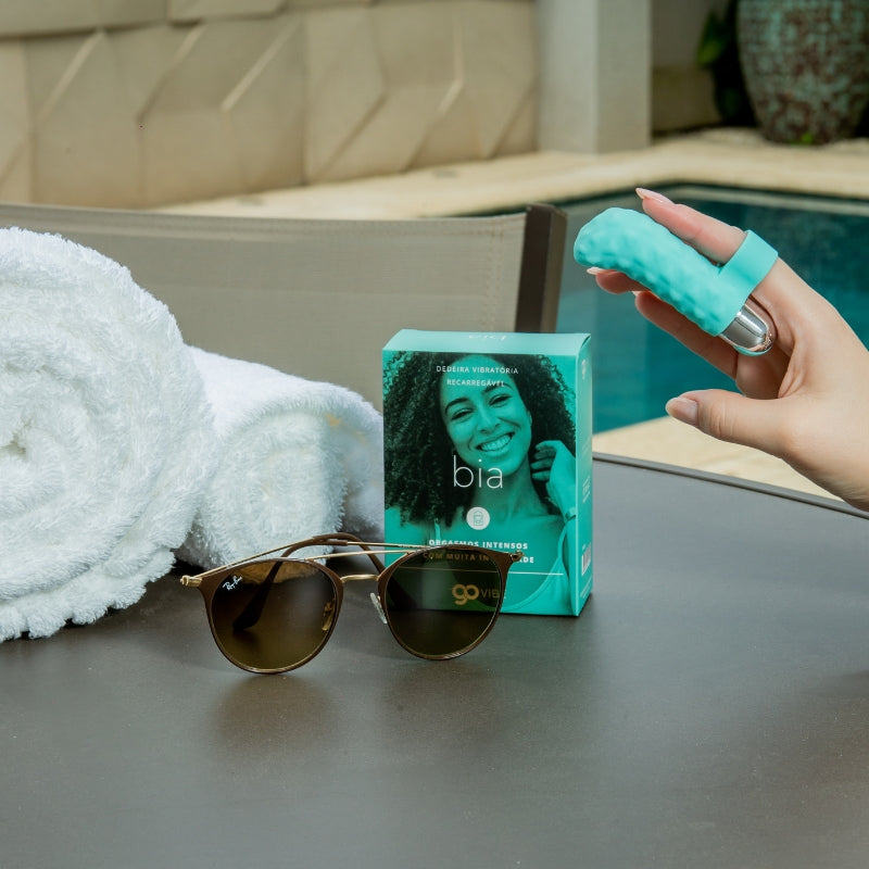 Dedeira Vibratória Recarregável Go Vibe Bia - 9.1 cm x 3 cm