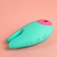 Vibrador e Estimulador Sugador de Clitóris Recarregável Go Vibe You