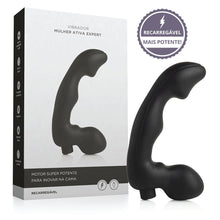 IA158 - Vibrador Recarregável Mulher Ativa Expert Preto - 17.5 cm X 3 cm