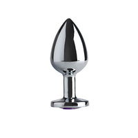 IA229 - Plug Anal Metal Butt Cromado - Médio  8,2 x 3,3 cm