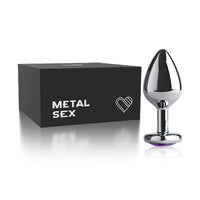 Plug Anal Metal Heart  Cromado – 6,5 x 3,2cm