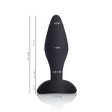 IA258 - Plug Anal em Silicone Confort Médio- Preto