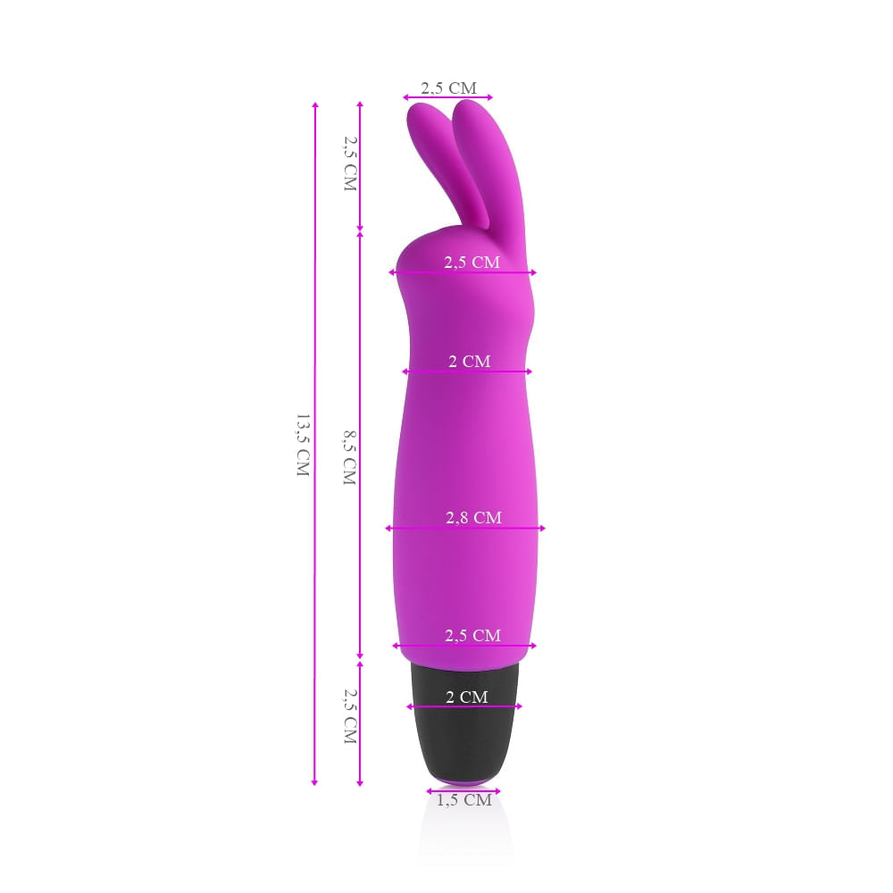 IA362 - Cápsula Vibratória Multivelocidade Recarregável Go Vibe Purple
