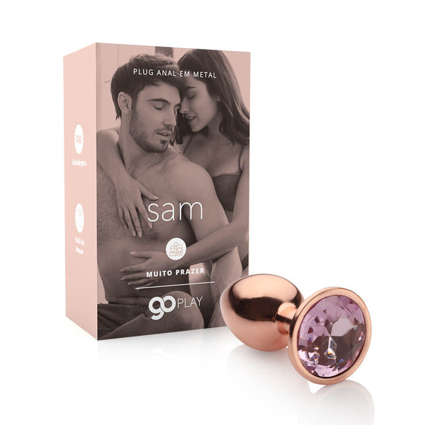Plug Anal Metal Go Play Sam - Rose Gold