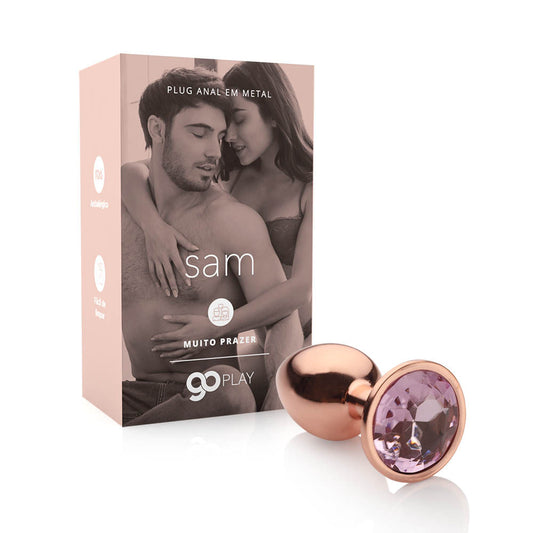 Plug Anal Metal Go Play Sam - Rose Gold 1000